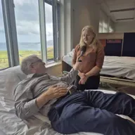 Við Tórði á túri á Heilsuskúla Føroya í Suðuroy