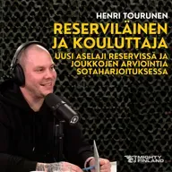 Reserviläiskouluttaja Henri ja uuden aselajin oppiminen reservissä