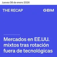 THE RECAP 08-01-26 | Mercados en EE.UU. mixtos tras rotación fuera de tecnológicas.
