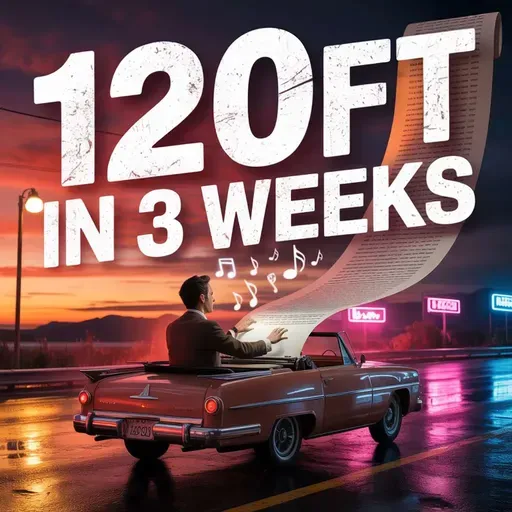 120ft Scroll in 3 Weeks: Kerouac's Wild Story | History Ignited