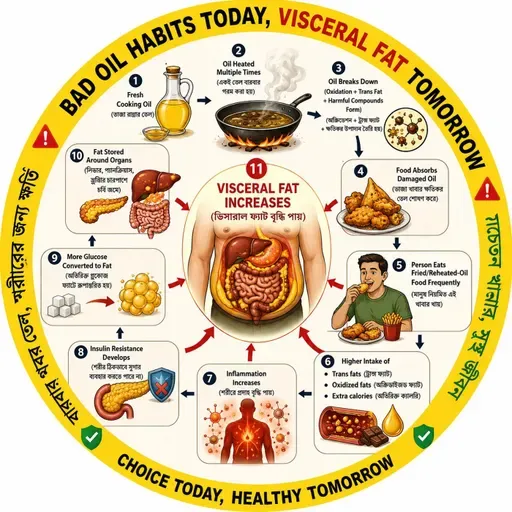 EP- 264| Visceral Fat Files | ভিসারাল ফ্যাট ফাইলস|Bengali  wellness podcast