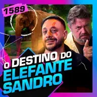 1589 - ELEFANTE SANDRO - RICHARD RASMUSSEN E BIOLOGO HENRIQUE