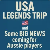 RECENT USA LEGENDS TRIP and some BIG NEWS COMING for AUSSIE PLAYERS
