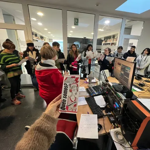 VISITA DO CURSO DO CICLO DE ANIMACION SOCIO CULTURAL ( 3-12-25)