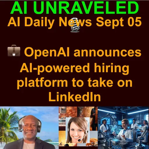 AI Daily News Rundown: 💥 OpenAI to make its own AI chips with Broadcom 💼 OpenAI announces AI-powered hiring platform to take on LinkedIn 🐳 DeepSeek’s self-improving AI agent 🏈 NFL Kicks Off Season with AI-Powered Campaign & more (Sept 05, 2025)