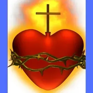 SANTA TERESINHA DO MENINO JESUS E O SAGRADO CORAÇÃO DE JESUS