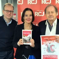 Louis-Henri de la Rochefoucault, écrivain, Jean-Marie Rouart, Romancier et Daniel Russo, comédien