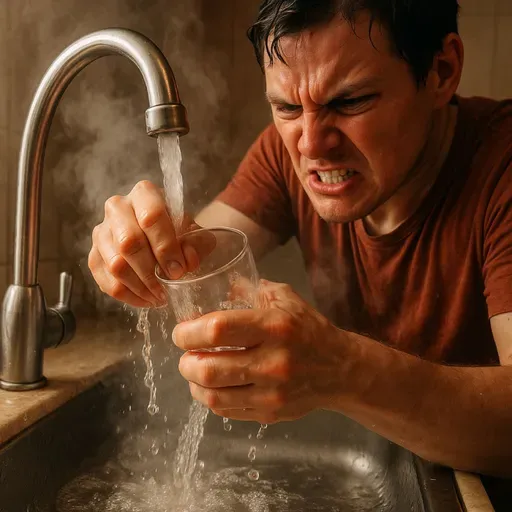 834. Washing Drinking Glasses With Only Hot Water and Friction