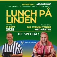 Lunch på Linjen, 14 september DC-Special! Med Markus Eriksson, Love Nyqvist, Emil Carlson & Olle Wallin