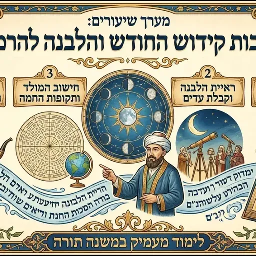 🌐 רמב"ם יומי באשמורת הבוקר הלכות קידוש החודש שיעור מספר 4, הרב אלון עטיה שליט"א היכל המלך גבעת זאב!