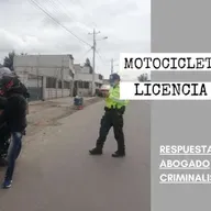 ¿QUÉ PUEDE PASAR SI MANEJO LA MOTOCICLETA CON LA LICENCIA TIPO C?