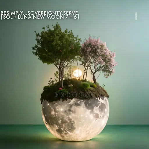BeSimply...Sovereignty. Serve {Sol + Luna New Moon 7 + 6}