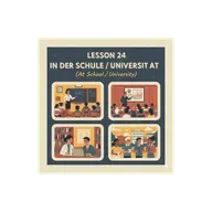 Lesson 24 | In der Schule / Universität | At School / University | German A1 (Telugu)