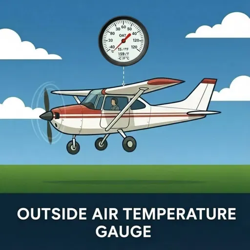 Outside Air Temperature Gauge, Simple Mechanics, Critical Atmospheric Insight
