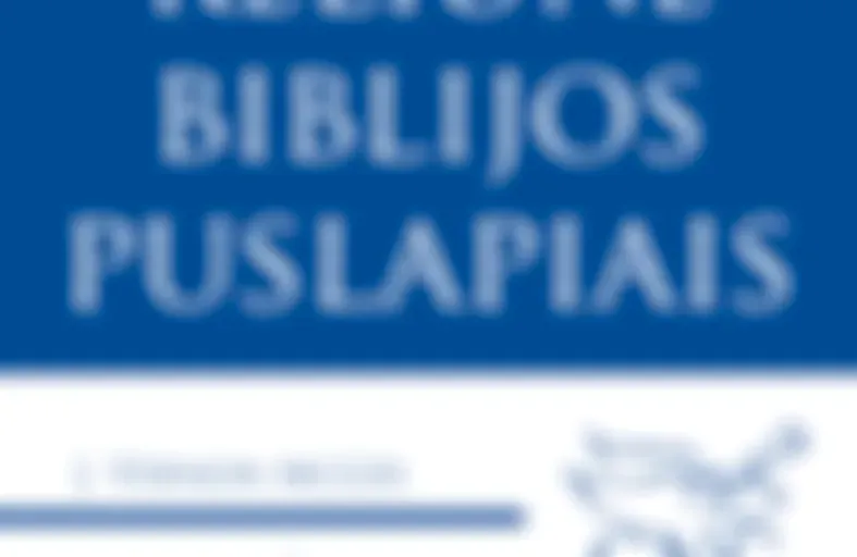 Kelionė Biblijos puslapiais