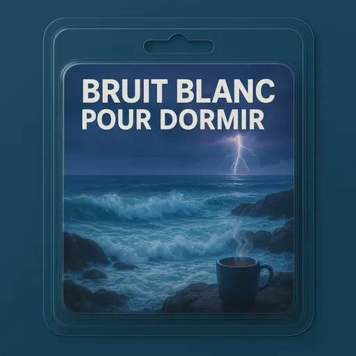1H Bruit Blanc pour DORMIR | Les vagues qui frappe les rochers