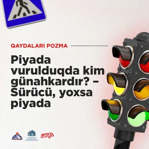 Piyada Vurulduqda Kim Günahkardır? – Sürücü, Yoxsa Piyada I Qaydaları pozma