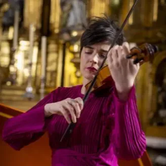 Marta Ramírez, violinista barroca y directora artística del ciclo 'Pompaelo Antiqua'