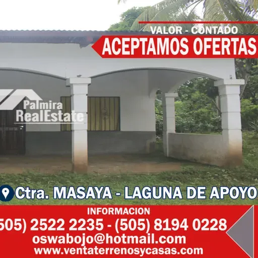 vendo casa contado u acpeto ofertas en masaya