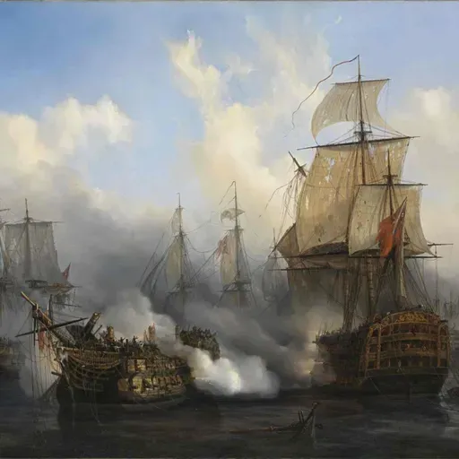 La batalla de Trafalgar
