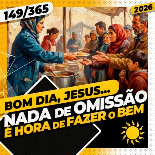 NADA DE OMISSÃO: É HORA DE FAZER O BEM - Bom dia, Jesus! 149/365 (2026)