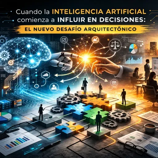 Cuando la inteligencia artificial comienza a influir en decisiones: el nuevo desafío arquitectónico