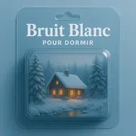 1 H BRUIT BLANC pour DORMIR ❄️ Flocons de neige apaisants | ASMR