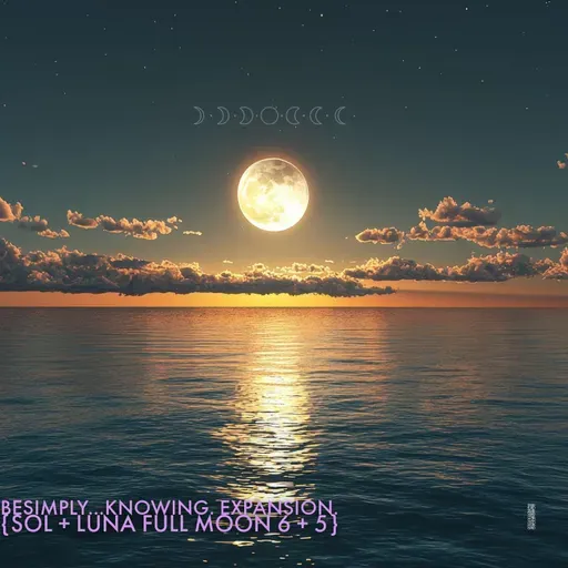 BeSimply...Knowing. Expansion. {Sol + Luna Full Moon 6 +5}