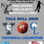 HS Boys Basketball: Yale at Croswell-Lexington, 2-20-2026