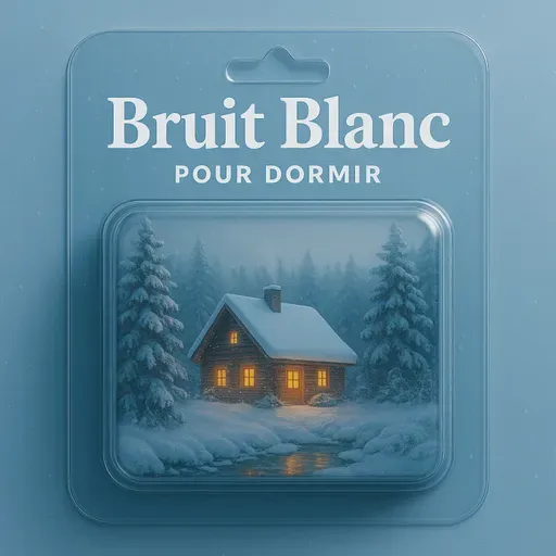 1 H BRUIT BLANC pour DORMIR ❄️ Flocons de neige apaisants | ASMR