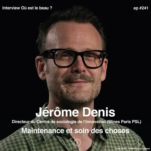 #241 - Maintenance et soin des choses avec Jérôme Denis - Directeur du Centre de sociologie de l'innovation (Mines Paris PSL)