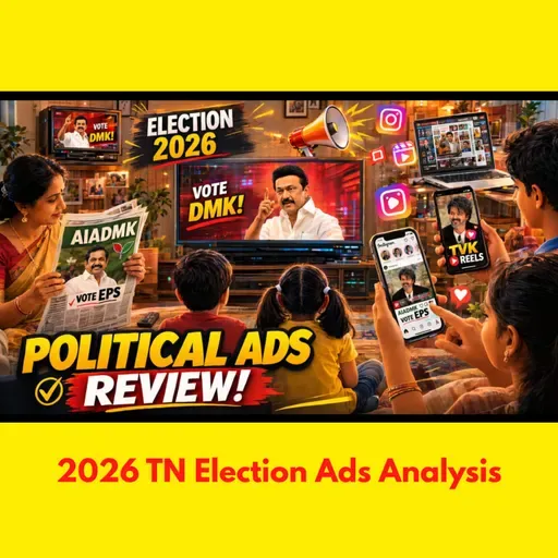 ☕ C1E58 - 2026 TN Election Ads Analysis | Tea Kada Benchu