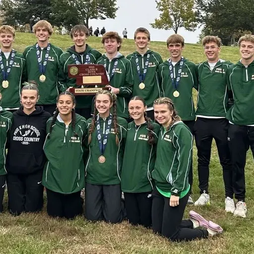 WE ARE PIUS: David, Joe and Malia from the cross country teams