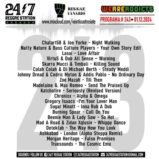 24/7 Reggae Station #243 (01.12.2024)