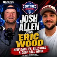 Josh Allen Joins Eric Wood: New Dad Life, Bills OTAs & Deep Ball Work