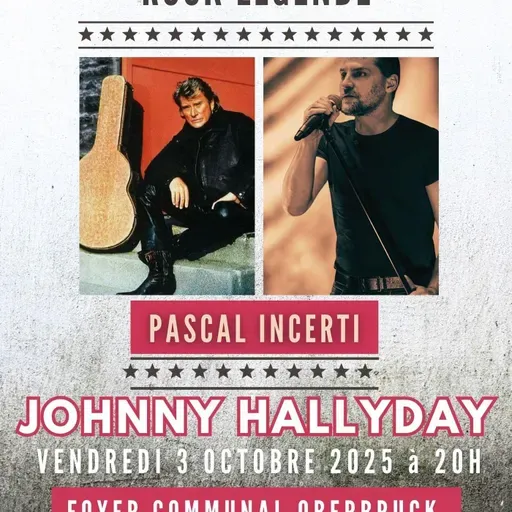 Soirée Johnny Halliday à Oberbruck le 3 octobre