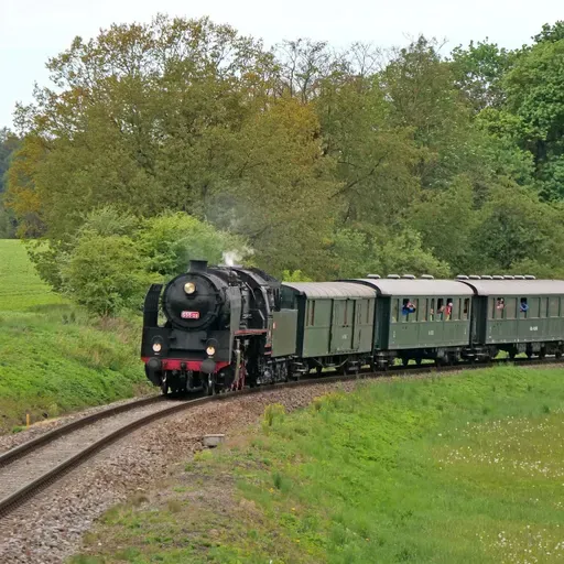 Z poutě na pouť parním vlakem 17. 5. 2026