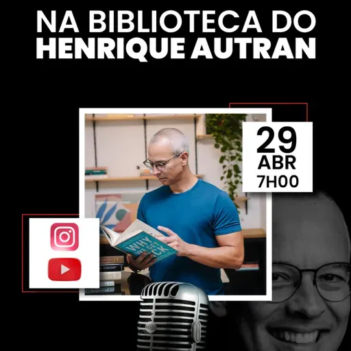Na Biblioteca do Henrique Autran