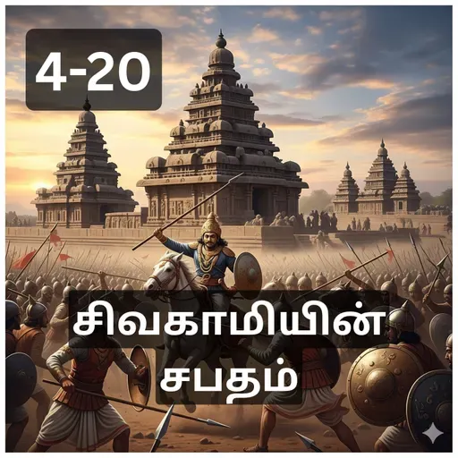 4-20 Sivakamiyin Sabatham. - நிலவில் நண்பர்கள் - சிவகாமியின் சபதம் - AudioBook