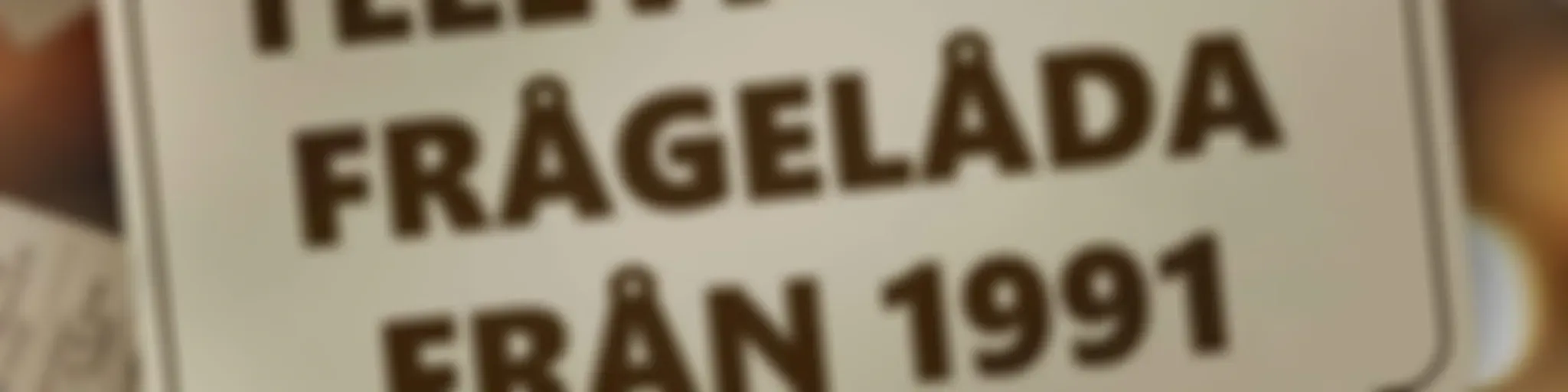 Televerkets frågelåda från 1991