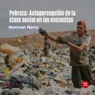 Pobreza: Autopercepción de la clase social en las encuestas 
