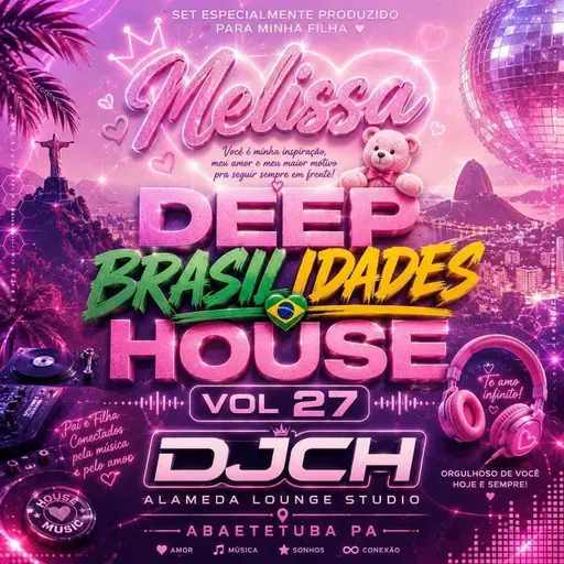 DEEP BRASILIDADES HOUSE VOL 27 Set Produzido pra minha Filha MELISSA