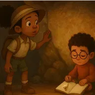 Les aventures de Zoé et Eliott, épisode 4 : Au cœur du mystère de la grotte dans les gorges du Verdon 🏞️