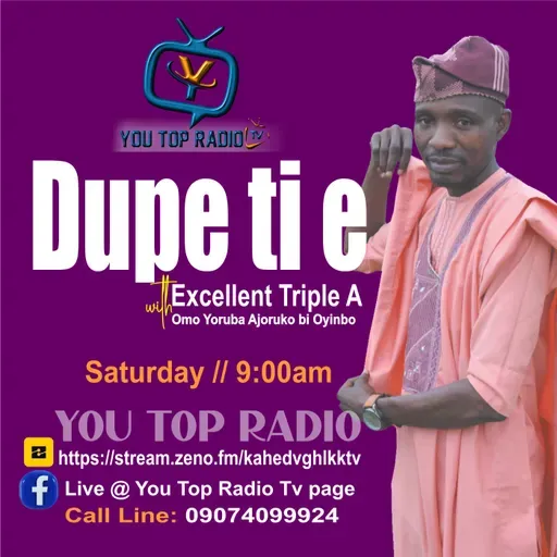 Dupe Ti E with Omo Yoruba Ajoruko bi Oyinbo