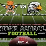HS 8 Player Football - MHSAA Div. 2 Region 4 Semi : Morrice at Deckerville, 11-1-2025
