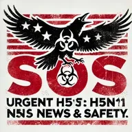 H5N1 Bird Flu Outbreak Escalates: 70 Human Infections Reported, CDC Warns of Moderate Risk to Farm Workers