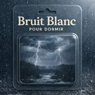 1 H Bruit Blanc pour DORMIR et la relaxation | Orages et Pluie ASMR