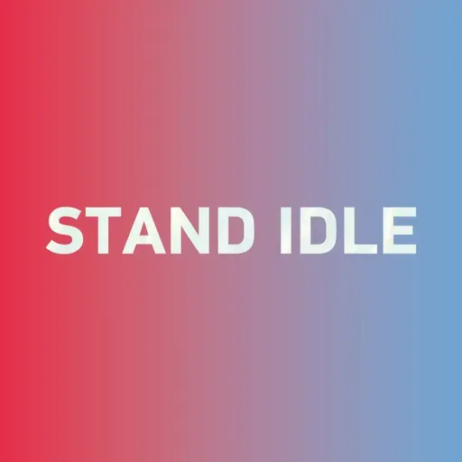 Special: How to say "stand idle 闲置" in Chinese?