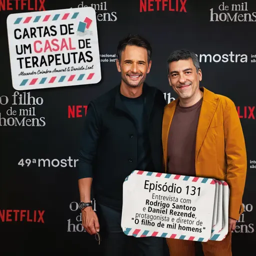 #131 - Entrevista com Rodrigo Santoro e Daniel Rezende, protagonista e diretor de "O filho de mil homens"