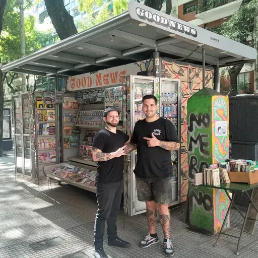 Good News: El gran puesto de Diarios del Barrio de Palermo (Entrevista a MA1K/Fede). "Bebop Podcast"